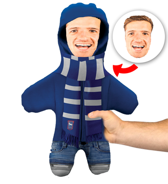 Mini-me Blå hoodie