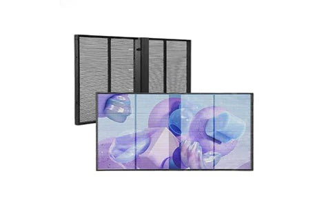 Transparent LED-skärm