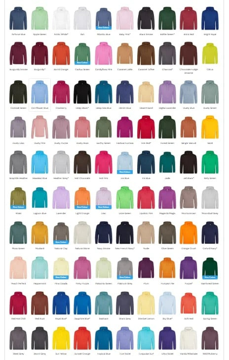 Profilerade huvtröjor