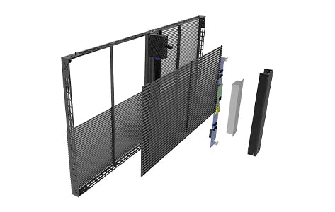 Transparent LED-skärm