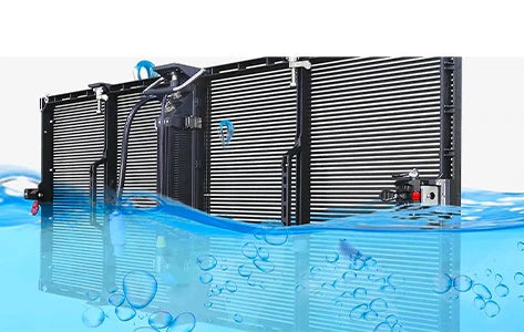 Transparent LED-skärm