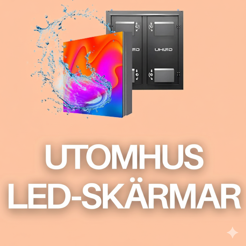 Utomhus LED-skärmar