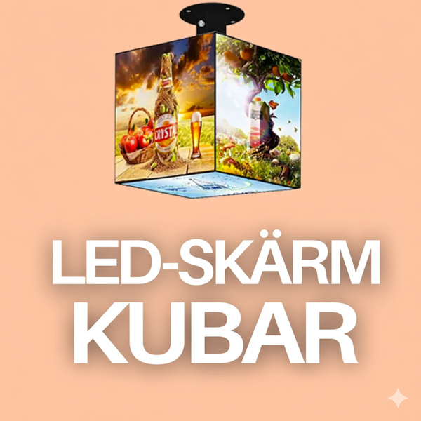 LED-skärmkuber