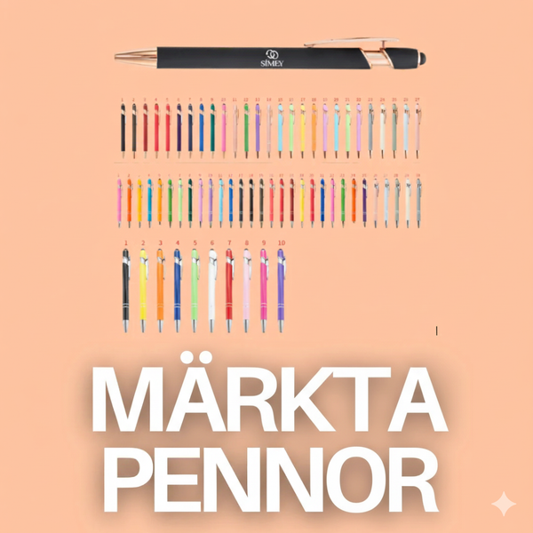 Profilerade Pennor / Märkta Pennor