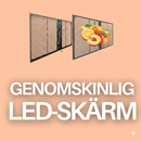 Transparent LED-skärm