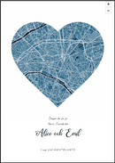 Poster - Speciellt tillfälle - Kärlekskarta