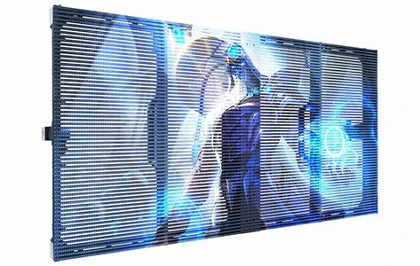 Transparent LED-skärm