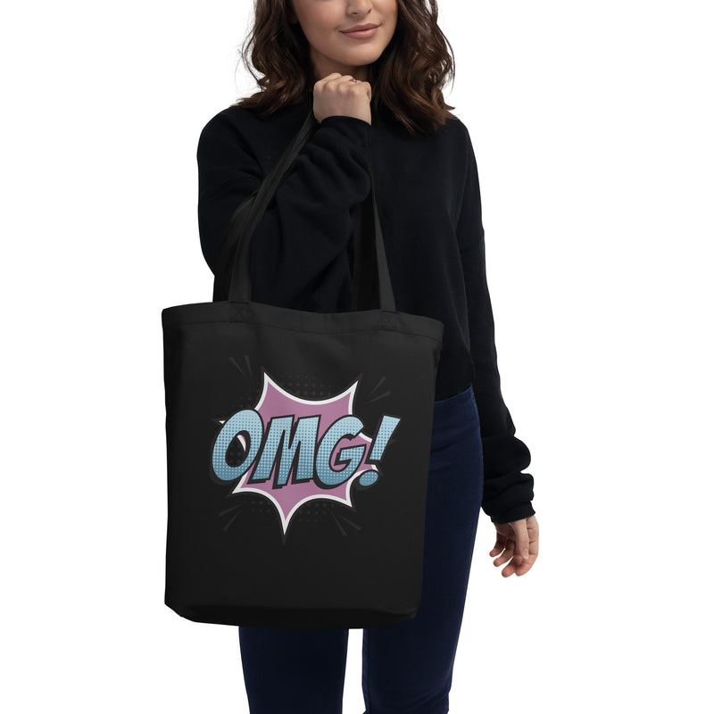 Eco Tote Bag med texten - OMG!
