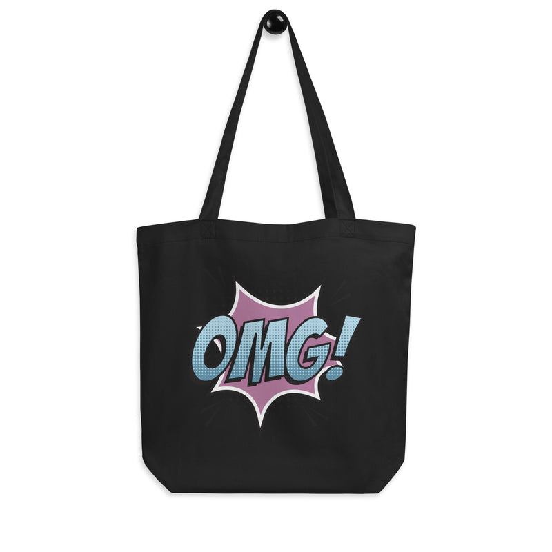Eco Tote Bag med texten - OMG!
