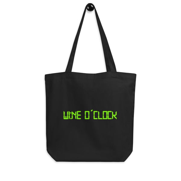 Eco Tote Bag med texten - Wine o´clock