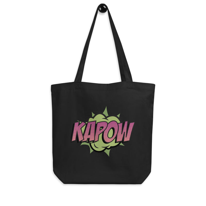 Eco Tote Bag med texten - KAPOW
