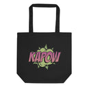 Eco Tote Bag med texten - KAPOW