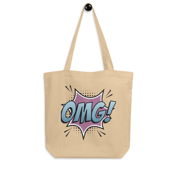 Eco Tote Bag med texten - OMG!