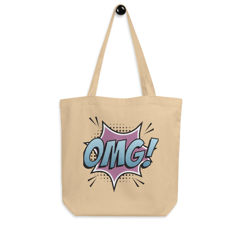 Eco Tote Bag med texten - OMG!