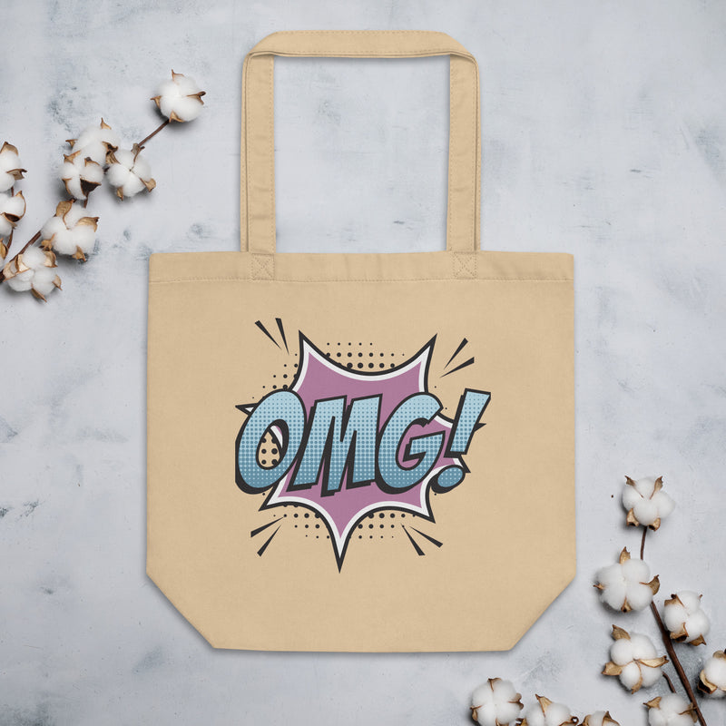 Eco Tote Bag med texten - OMG!