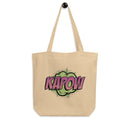 Eco Tote Bag med texten - KAPOW