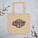 Eco Tote Bag med texten - KAPOW