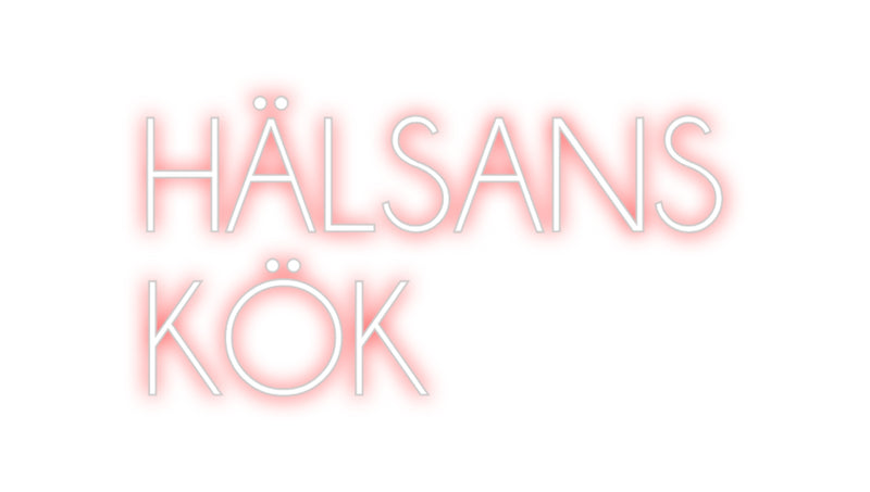 Ladda upp en egen bakgrund HÄLSANS
KÖK