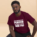 T-shirt med texten - Jag försökte gå i pension