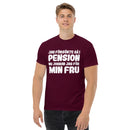 T-shirt med texten - Jag försökte gå i pension