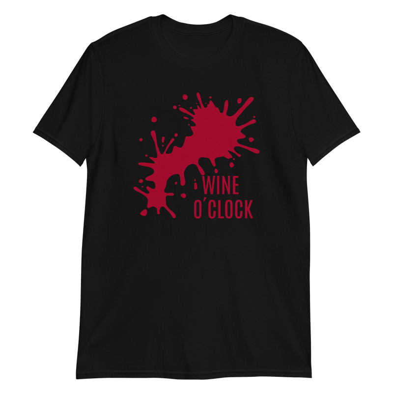 Copy of Kortärmad t-shirt i unisex-modell med texten - Wine o clock