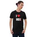 Kortärmad t-shirt i unisex-modell med texten - I love me
