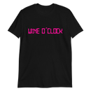 Kortärmad t-shirt i unisex-modell med texten - Wine o clock