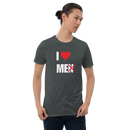 Kortärmad t-shirt i unisex-modell med texten - I love me