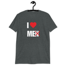 Kortärmad t-shirt i unisex-modell med texten - I love me