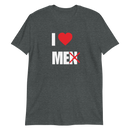 Kortärmad t-shirt i unisex-modell med texten - I love me