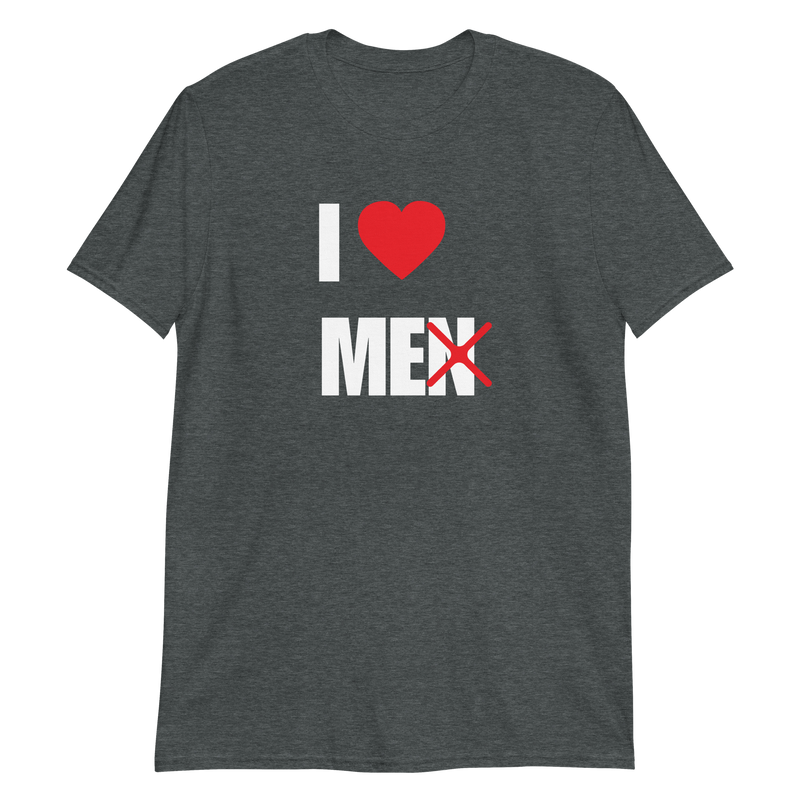 Kortärmad t-shirt i unisex-modell med texten - I love me