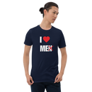 Kortärmad t-shirt i unisex-modell med texten - I love me