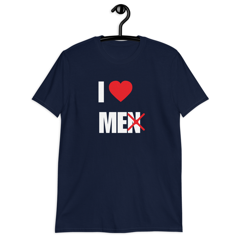 Kortärmad t-shirt i unisex-modell med texten - I love me