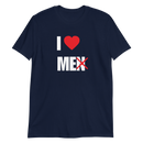 Kortärmad t-shirt i unisex-modell med texten - I love me