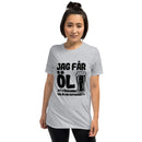 Kortärmad t-shirt i unisex-modell med texten - Jag får öl att försvinna