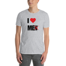 Kortärmad t-shirt i unisex-modell med texten - I love me