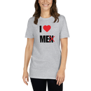 Kortärmad t-shirt i unisex-modell med texten - I love me