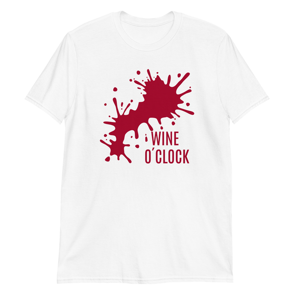 Copy of Kortärmad t-shirt i unisex-modell med texten - Wine o clock