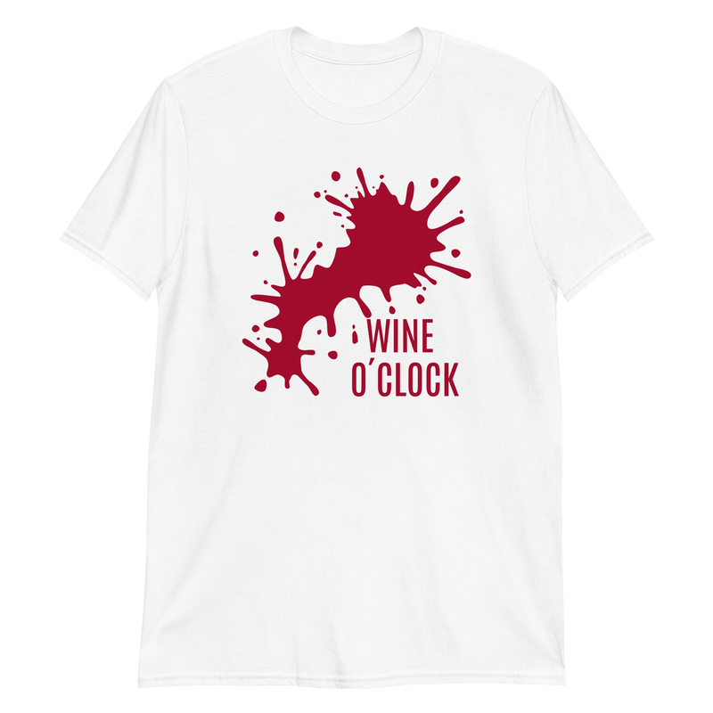 Copy of Kortärmad t-shirt i unisex-modell med texten - Wine o clock