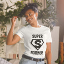 Kortärmad t-shirt i unisex-modell med texten - Supermormor