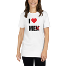 Kortärmad t-shirt i unisex-modell med texten - I love me