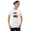 Kortärmad t-shirt i unisex-modell med texten - I love me