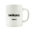 Porslinsmugg med citat av Debbie Harry "I am the party"