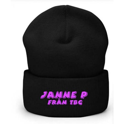 Mössa med broderad text - Ditt tryck