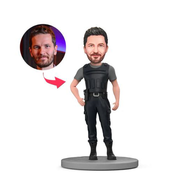 Mini-me figur - Agent