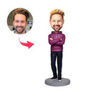 Mini-me figur - Lila hoodie