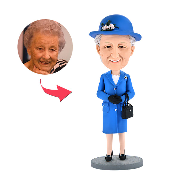 Mini-me figur - Äldre dam