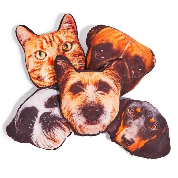 Ansiktskudde med bild på ditt husdjur