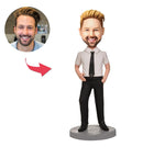 Mini-me figur - Vit skjorta