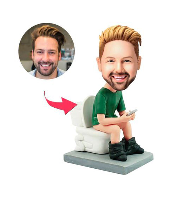 Mini-me figur - Toalettbesök